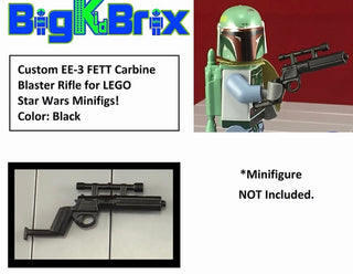 Custom Star Wars EE-3 Blaster For LEGO Minifigures. Custom, Accessory BigKidBrix   