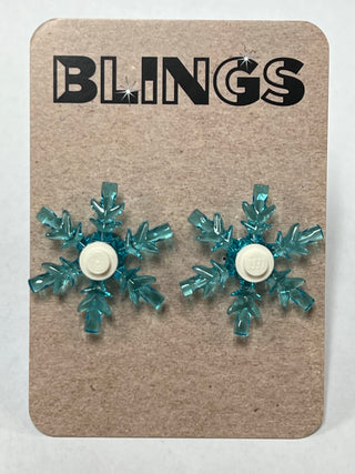 Holiday Christmas Winter Snowflake Earrings Blings United Brick Co®   