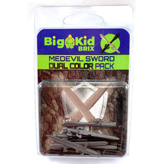 Medieval Sword Dual Color Pack Custom, Accessory BigKidBrix   