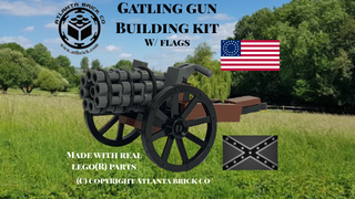 Gatling Gun Building Kit ABC Building Kit United Brick Co®   