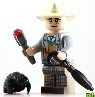 Doctor Who 7th Doctor Custom Printed Minifigure Custom minifigure BigKidBrix   