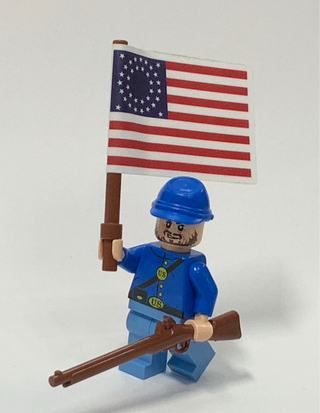 Civil War Custom LEGO® Minifigure, Blue Custom minifigure United Brick Co®   