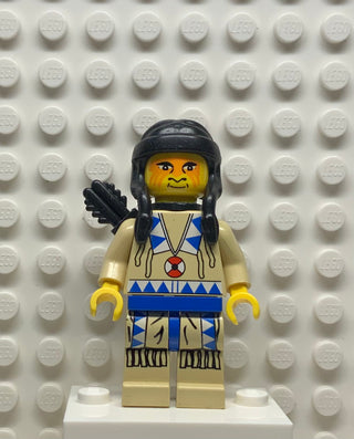 Indian, Tan Shirt, Quiver, Tom O' Hawk, ww016 Minifigure LEGO®   