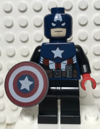 Toy Fair 2012 Captain America Lego Minifigure, sh028 Minifigure LEGO®   