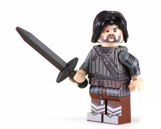 HOUND Sandor Glegane Custom Printed & Inspired Lego Game of Thrones Minifigure Custom minifigure BigKidBrix   