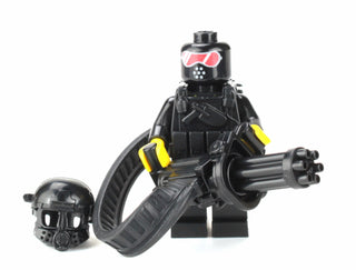 Heavy Gunner Custom Minifigure, BB69 Custom minifigure Battle Brick   