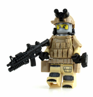 Special Forces Heavy Assault Commando Custom Minifigure Custom minifigure Battle Brick   