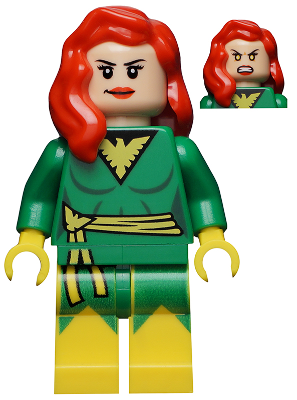 Jean Grey in Phoenix Costume San Deigo Comic-Con 2012 Exclusive, sh044 Minifigure LEGO®   