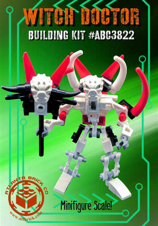 The Witch Doctor Building Kit #ABC3822 ABC Building Kit United Brick Co®   