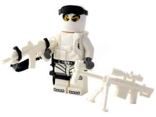 Winter Army Commando Custom Minifigure Custom minifigure Battle Brick   