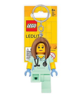 LEGO® Nurse Keychain LED Light 3” Keychain LEGO®   